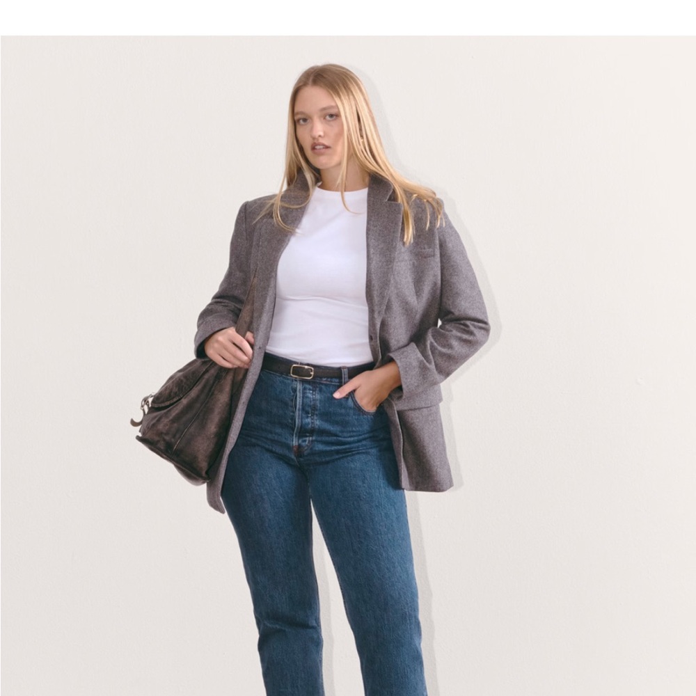 Everlane The 90’s Cheeky Jeans Cropped Denim Size 26